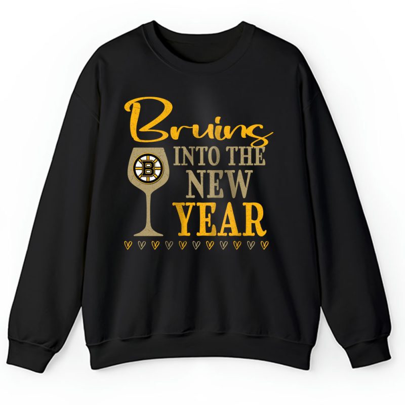 Boston Bruins Happy New Year NHL Gift For Fan Cheers To A New Year Unisex Sweatshirt TAS23503