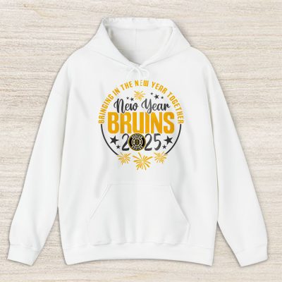 Boston Bruins Howdy New Year NHL Bringing In The New Year Together Unisex Hoodie TAH23504