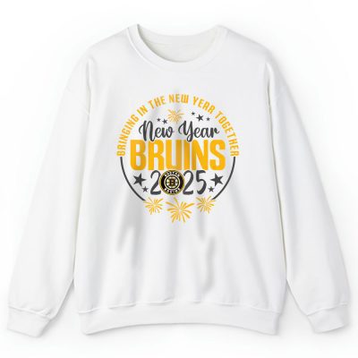 Boston Bruins Howdy New Year NHL Bringing In The New Year Together Unisex Sweatshirt TAS23504