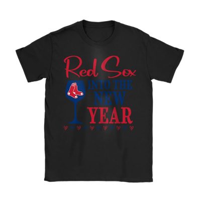 Boston Red Sox Happy New Year MLB Gift For Fan Cheers To A New Year Unisex T-Shirt Cotton Tee TAT23521