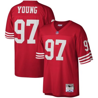 Bryant Young San Francisco 49ers Legacy Replica Jersey - Scarlet