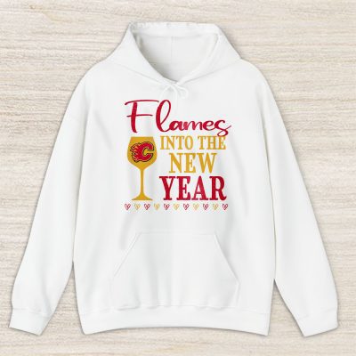 Calgary Flames Happy New Year NHL Gift For Fan Cheers To A New Year Unisex Hoodie TAH23583