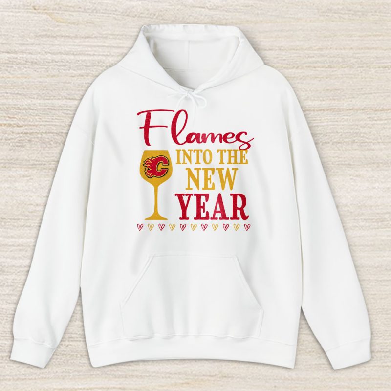 Calgary Flames Happy New Year NHL Gift For Fan Cheers To A New Year Unisex Hoodie TAH23583