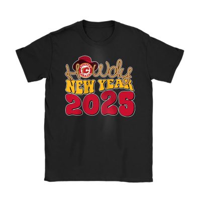 Calgary Flames Howdy New Year NHL Gift For Fan Unisex T-Shirt Cotton Tee TAT23586