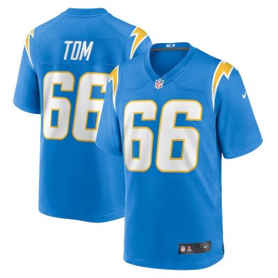 Cameron Tom Los Angeles Chargers Game Jersey - Powder Blue