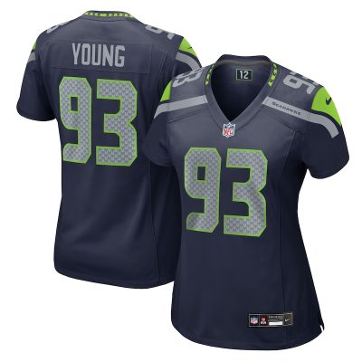 Cameron Young Seattle Seahawks Women Team Game Jersey - College Navy