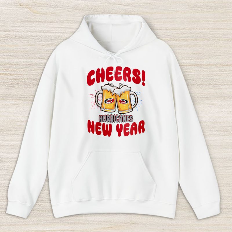 Carolina Hurricanes Happy New Year NHL Gift For Fan Hello 2025 Unisex Hoodie TAH23564