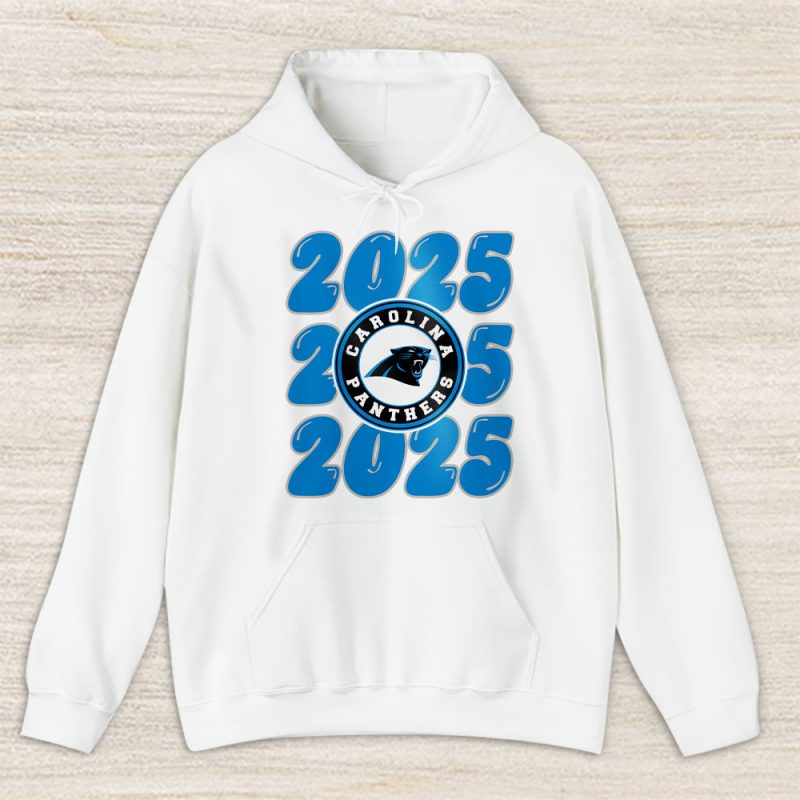 Carolina Panthers Happy New Year NFL Gift For Fan Hello 2025 Unisex Hoodie TAH23559