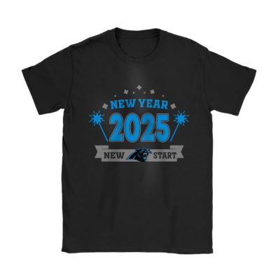 Carolina Panthers Happy New Year NFL Gift For Fan Unisex T-Shirt Cotton Tee TAT23556