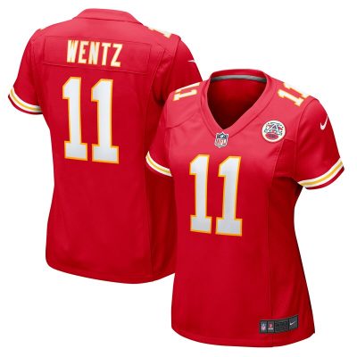 Carson Wentz Kansas City Chiefs Women Game Jersey - Red