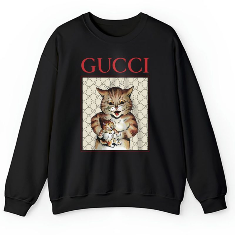 Cat Logo Gucci Unisex Sweatshirt TAS23300