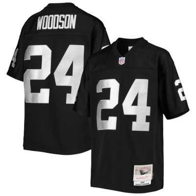 Charles Woodson Las Vegas Raiders Youth 1998 Legacy Retired Player Jersey - Black