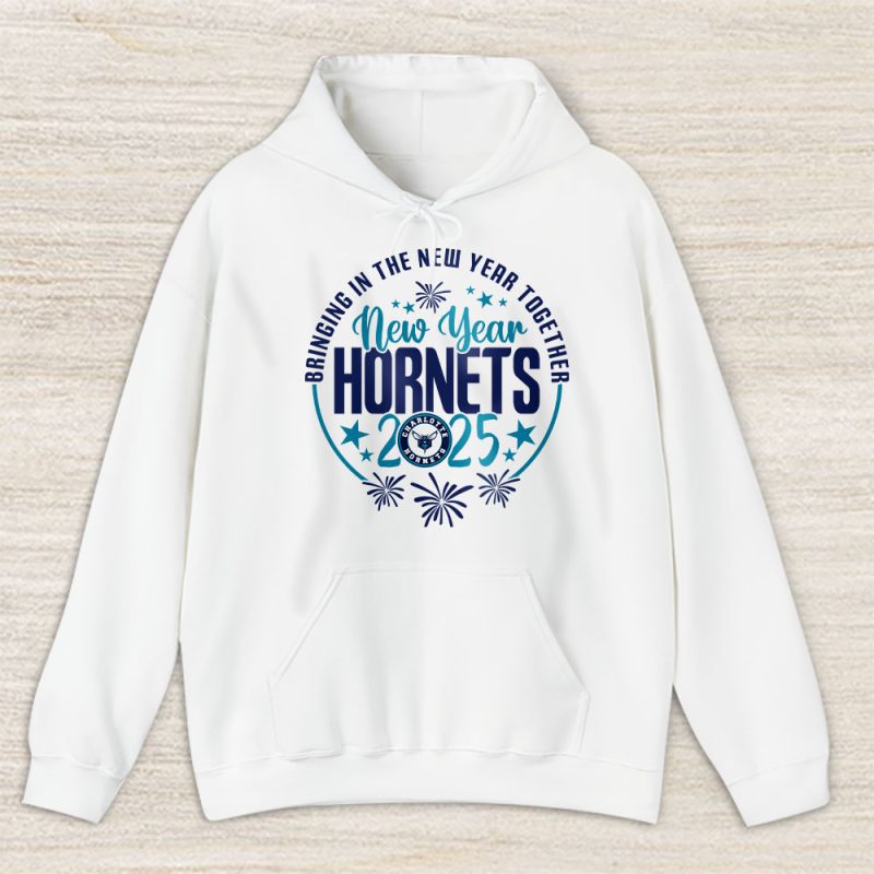 Charlotte Hornets Happy New Year NBA Bringing In The New Year Together Unisex Hoodie TAH23590