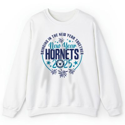 Charlotte Hornets Happy New Year NBA Bringing In The New Year Together Unisex Sweatshirt TAS23590