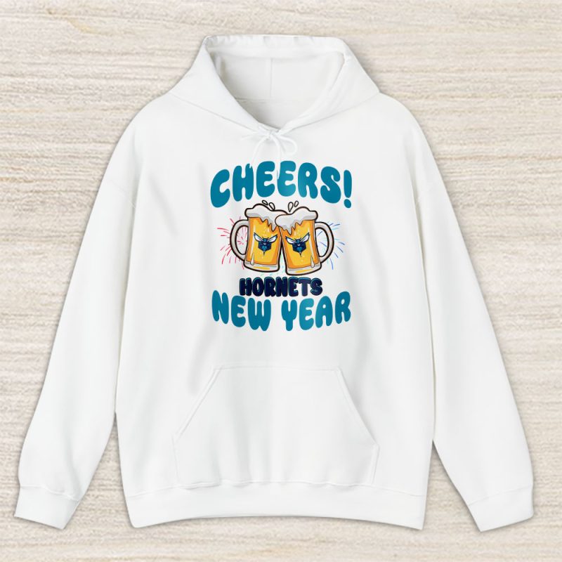 Charlotte Hornets Happy New Year NBA Gift For Fan Hello 2025 Unisex Hoodie TAH23588