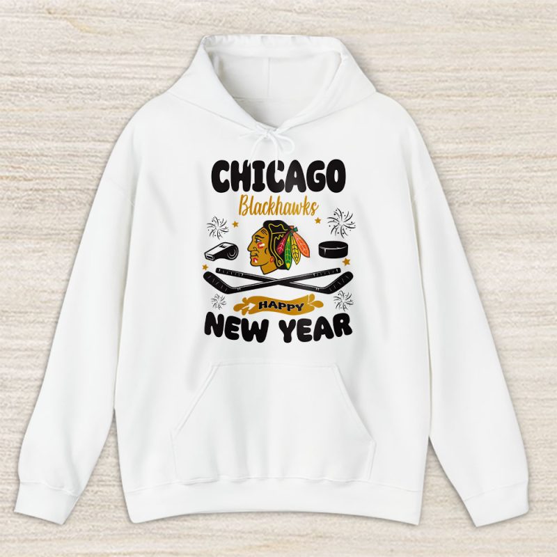 Chicago Blackhawks Happy New Year NHL Gift For Fan Unisex Hoodie TAH23575