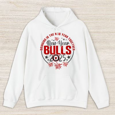 Chicago Bulls Happy New Year NBA Bringing In The New Year Together Unisex Hoodie TAH23614