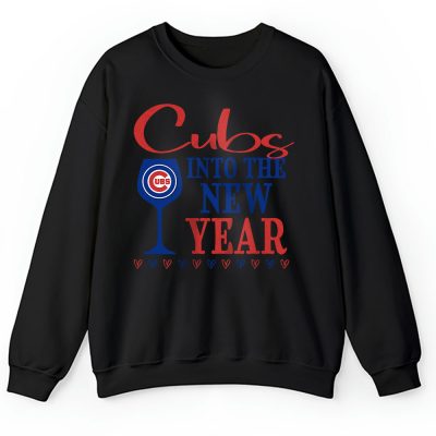 Chicago Cubs Happy New Year MLB Gift For Fan Cheers To A New Year Unisex Sweatshirt TAS23600