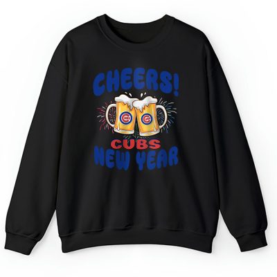 Chicago Cubs Happy New Year MLB Gift For Fan Hello 2025 Unisex Sweatshirt TAS23599