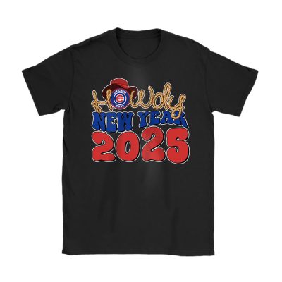 Chicago Cubs Howdy New Year MLB Gift For Fan Unisex T-Shirt Cotton Tee TAT23603