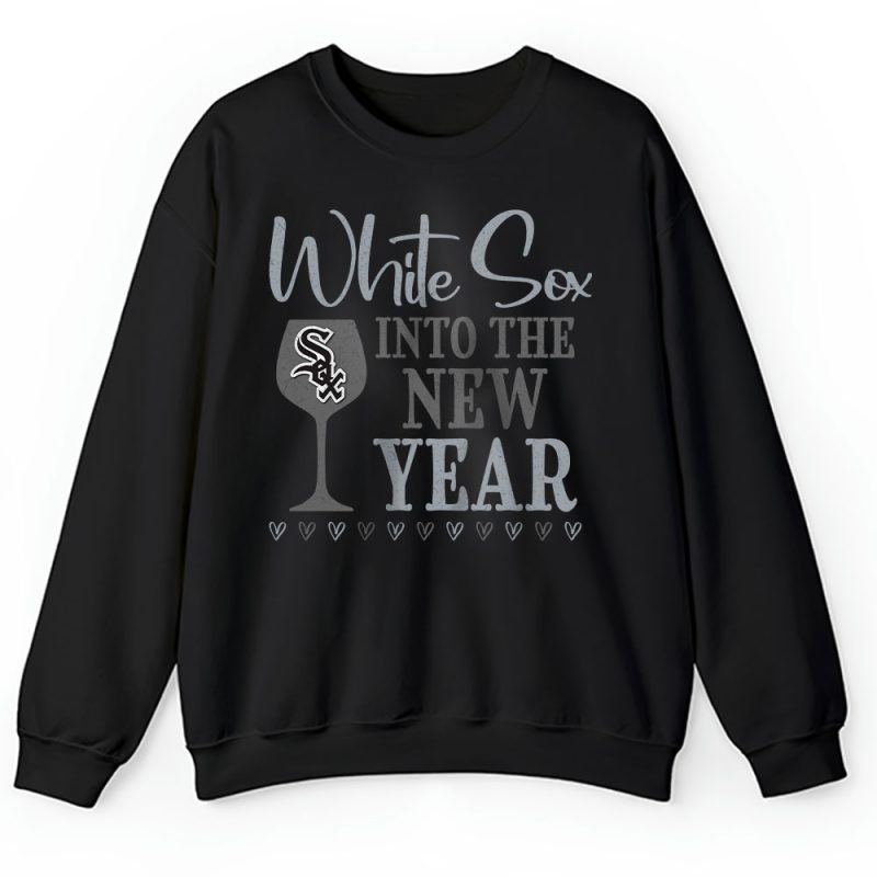 Chicago White Sox Happy New Year MLB Gift For Fan Cheers To A New Year Unisex Sweatshirt TAS23595