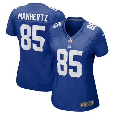 Chris Manhertz New York Giants Women Game Jersey - Royal