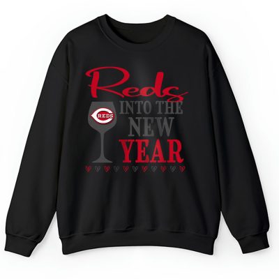 Cincinnati Reds Happy New Year MLB Gift For Fan Cheers To A New Year Unisex Sweatshirt TAS23627