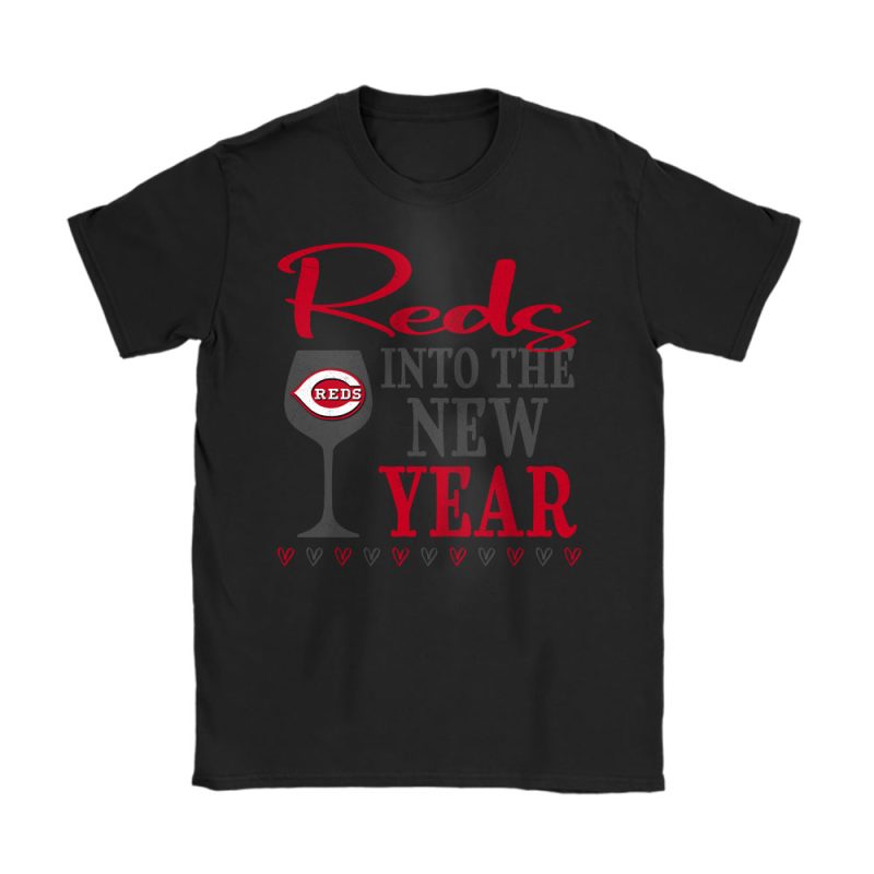 Cincinnati Reds Happy New Year MLB Gift For Fan Cheers To A New Year Unisex T-Shirt Cotton Tee TAT23627