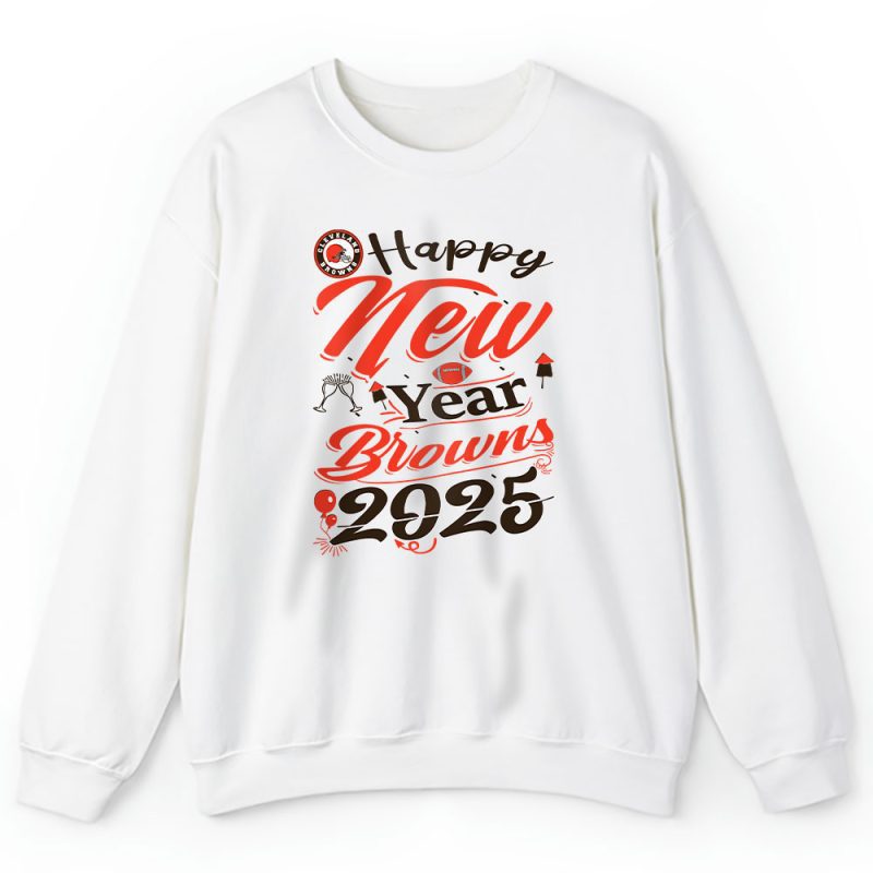 Cleveland Browns Happy New Year NFL Gift For Fan Unisex Sweatshirt TAS23633