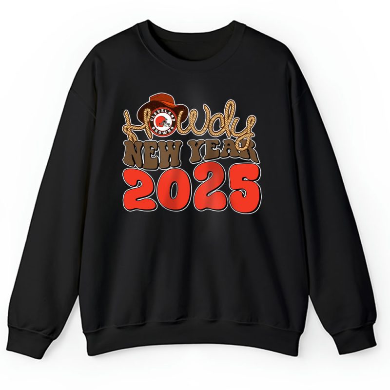 Cleveland Browns Howdy New Year NFL Gift For Fan Unisex Sweatshirt TAS23638