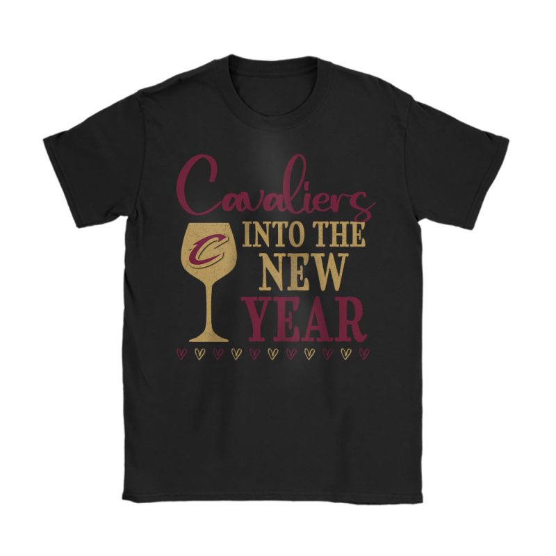 Cleveland Cavaliers Happy New Year NBA Gift For Fan Cheers To A New Year Unisex T-Shirt Cotton Tee TAT23640