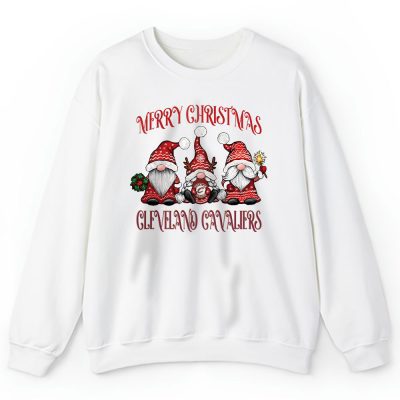 Cleveland Cavaliers Merry Christmas NBA Gift For Fan Christmas Gnomes Unisex Sweatshirt TAS24241