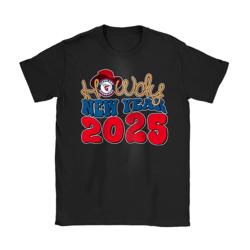 Cleveland Guardians Howdy New Year MLB Gift For Fan Unisex T-Shirt Cotton Tee TAT23649