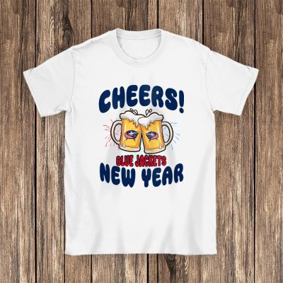 Columbus Blue Jackets Happy New Year NHL Gift For Fan Hello 2025 Unisex T-Shirt Cotton Tee TAT23576