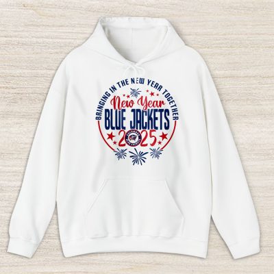 Columbus Blue Jackets Howdy New Year NHL Bringing In The New Year Together Unisex Hoodie TAH23578