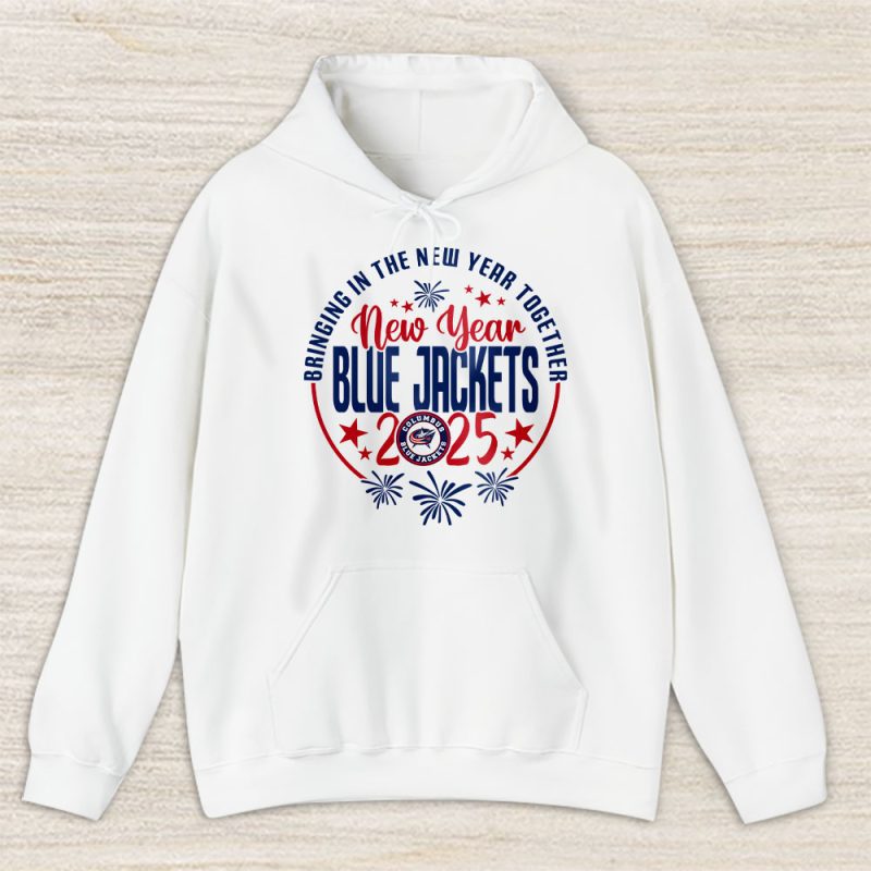 Columbus Blue Jackets Howdy New Year NHL Bringing In The New Year Together Unisex Hoodie TAH23578