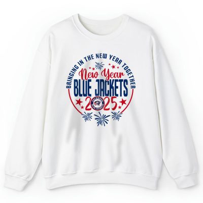 Columbus Blue Jackets Howdy New Year NHL Bringing In The New Year Together Unisex Sweatshirt TAS23578