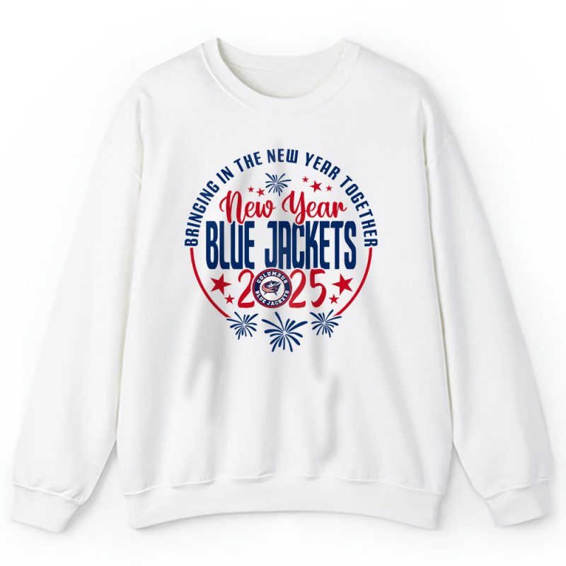 Columbus Blue Jackets Howdy New Year NHL Bringing In The New Year Together Unisex Sweatshirt TAS23578