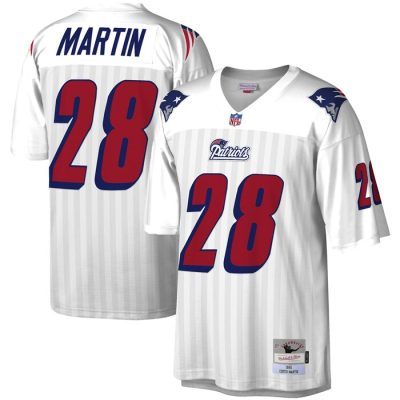 Curtis Martin New England Patriots Legacy Replica Jersey - White