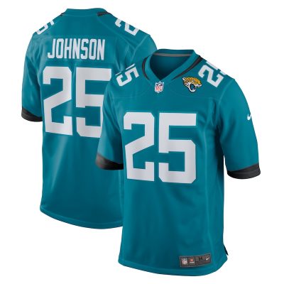 D'Ernest Johnson Jacksonville Jaguars Team Game Jersey - Teal