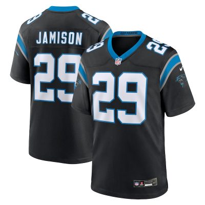 D'Shawn Jamison Carolina Panthers Team Game Jersey - Black