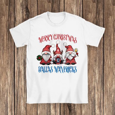 Dallas Mavericks Merry Christmas NBA Gift For Fan Christmas Gnomes Unisex T-Shirt Cotton Tee TAT24245