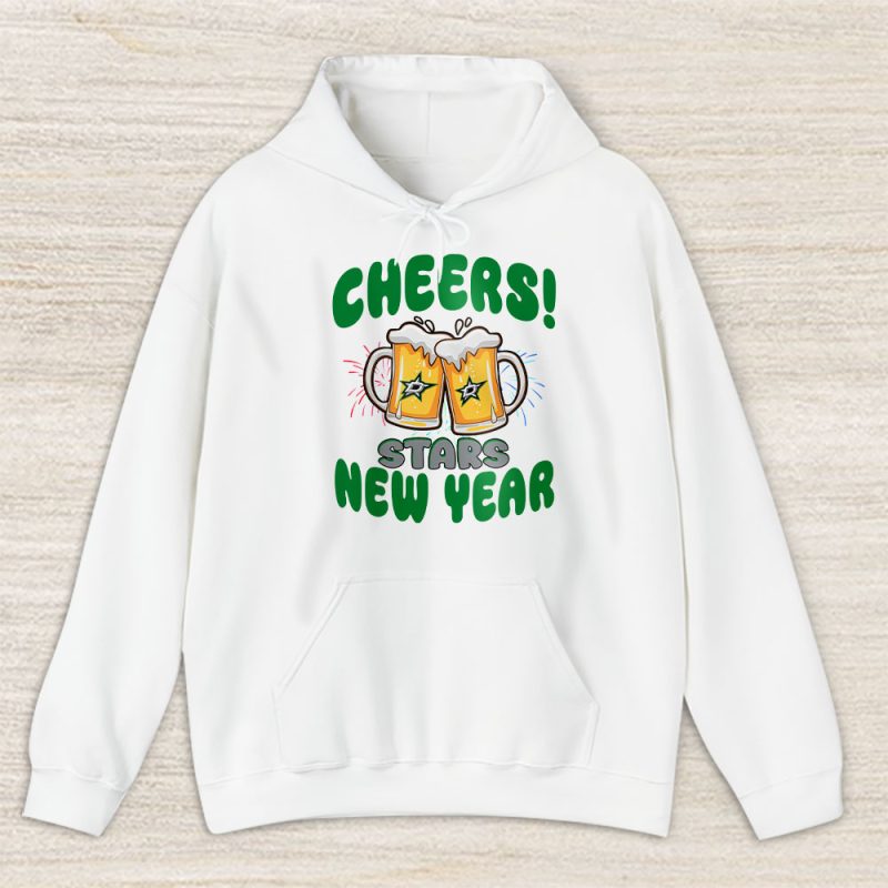 Dallas Stars Happy New Year NHL Gift For Fan Hello 2025 Unisex Hoodie TAH23667