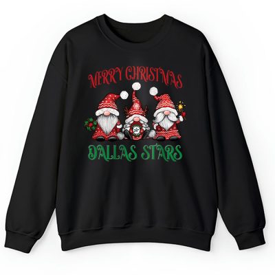 Dallas Stars Merry Christmas NHL Gift For Fan Christmas Gnomes Unisex Sweatshirt TAS24246