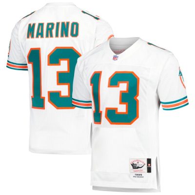 Dan Marino Miami Dolphins 1995 Throwback Retired Player Pocket Jersey - White