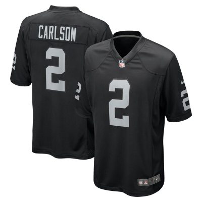 Daniel Carlson Las Vegas Raiders Team Game Jersey - Black