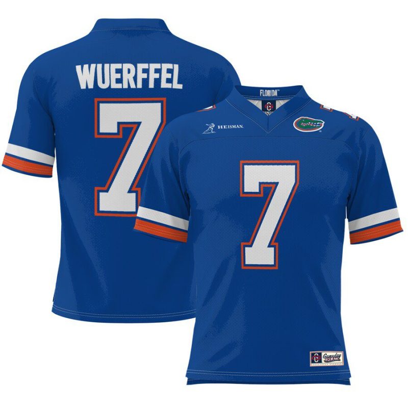 Danny Wuerffel Florida Gators Youth Heisman Football Jersey - Royal