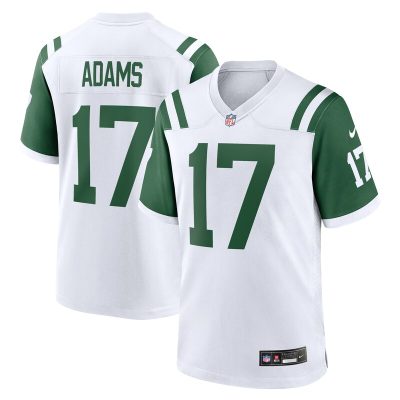 Davante Adams New York Jets White Classic Alternate Game Jersey