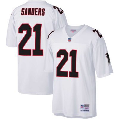 Deion Sanders Atlanta Falcons 1992 Retired Player Replica Jersey - White