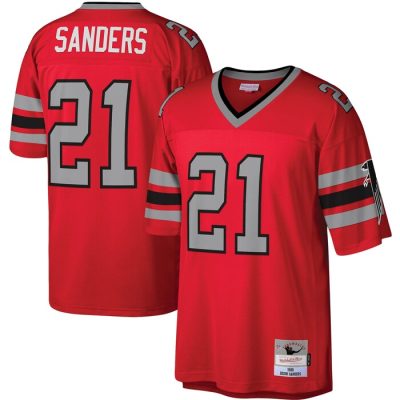 Deion Sanders Atlanta Falcons Legacy Replica Jersey - Red